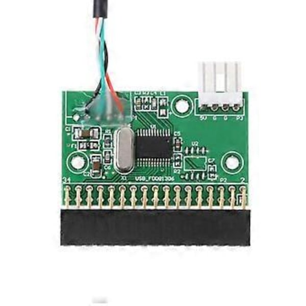 1.44MB 3.5\" USB-kabeladapter till 34-stifts diskett-anslutning U-disk till diskett-PCB-kort