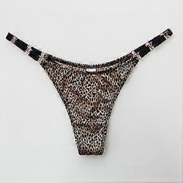 Träningsunderkläder Trosor Stringtrosor Låg midja Sömlösa String Sport (XL zebra) för dam