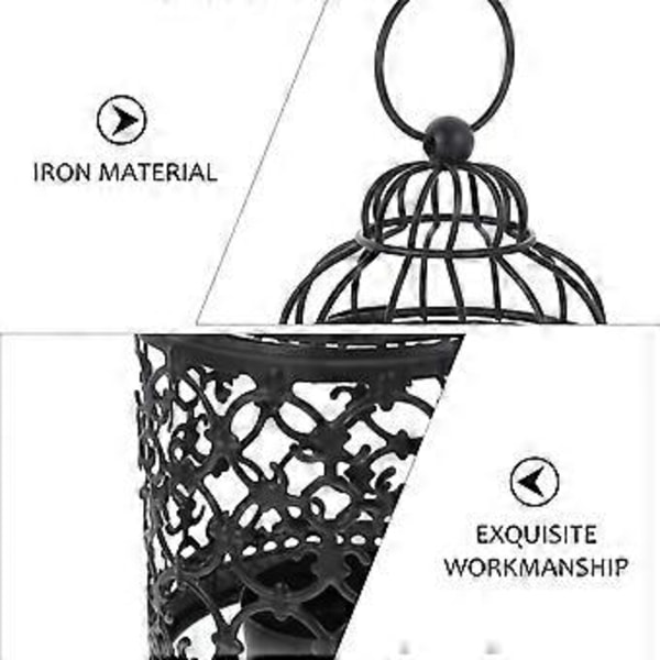 Kreativ Hul Fuglebur Lysestage Unik Lysholder Elegant Lysestage