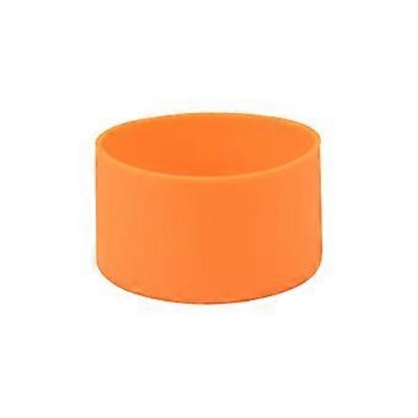 Ny Silikonbotten för Muggtillbehör Skydd Silikon Vattenflaska Bottenhylsa (Orange)