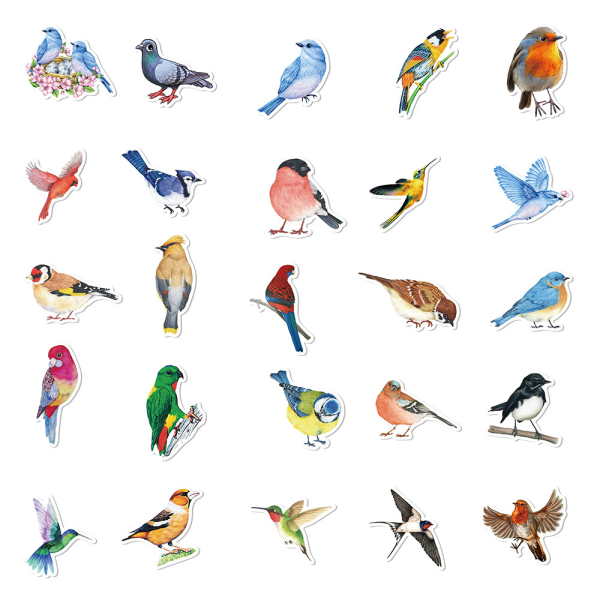 Petits oiseaux(Petit) Autocollants Muraux Mural Stickers Chambr