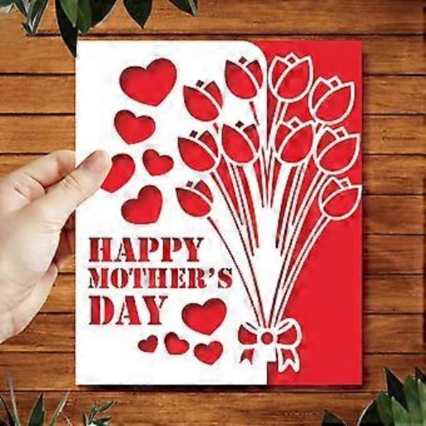 Beste Mamma Noensinne Metallstans for Scrapbooking, Stencil, Stanses, Kort, Preget, DIY Fotoalbum Mal (MH398)
