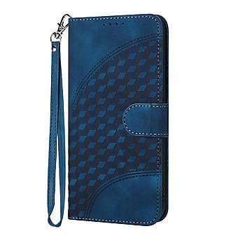 Elefant-præget PU-etui til Samsung Galaxy Z Fold5 5G (Kongeblå)