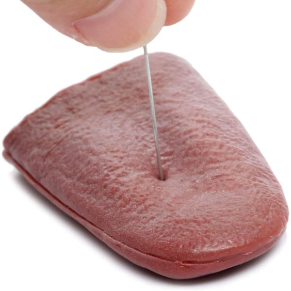 2A Magisk Trick Prank Tunge Falsk Tunge Plastik Falsk Scene Show Legetøj, April Fools Dag Rekvisitter