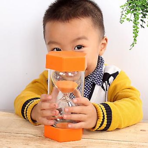 5/10/15/20/30min Timglas Sandglas Ägg Kökstimer Tillbehör Barnspel Present (15 minuter Grön)