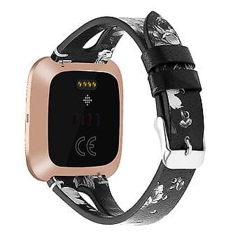 Rem til Fitbit Versa 2 - Fitbit Versa 2 (Sort Askeblomst)