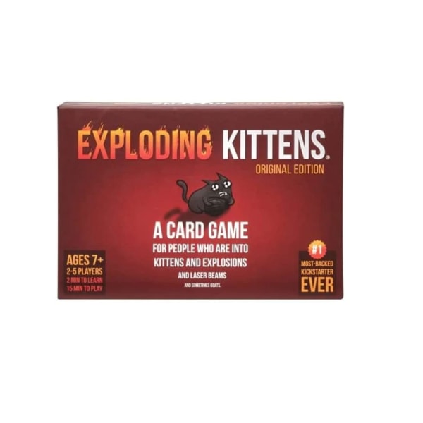 Exploding Kittens - Korttipeli - Perhejuhlapeli - Venäläinen ruletti