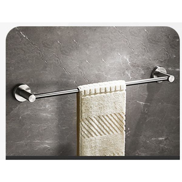 Enkelt håndklædestang (60CM), badeværelsestilbehør, messing/krom