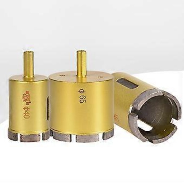 30-100mm Alloy Seinä Metalli Lasitettu Tiili Poranterä Keraaminen Marmori Reiänavaaja QinHai (40mm)