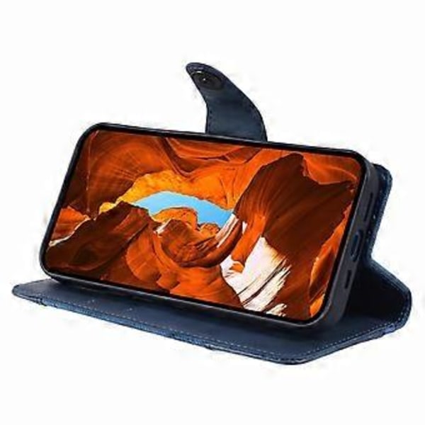Til Motorola Moto E14 4G/G04 4G/G04s 4G/G24 4G Wallet Case Splicing Telefon Cover (Style B)
