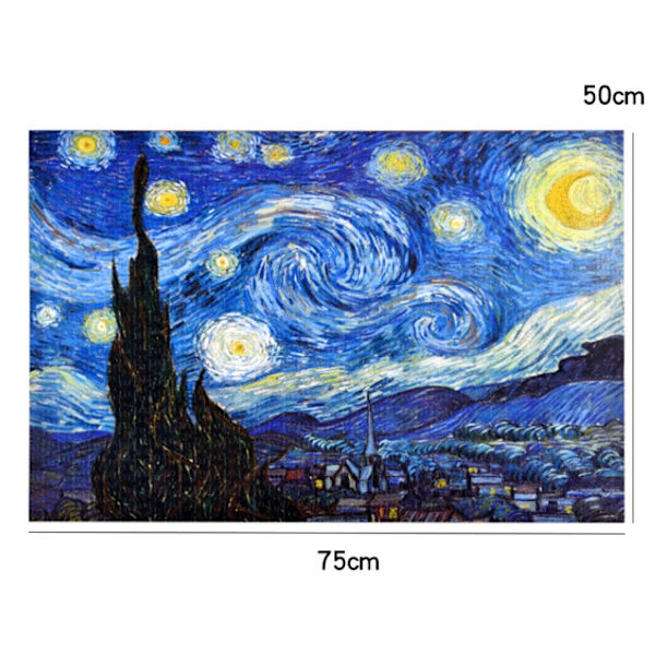 1000 brikker Premium Quality Art Collection for Adults and Children Ages 12 and Up Puzzle（style 7）