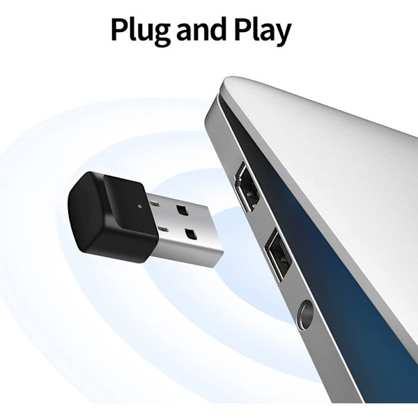 Bluetooth 5.0 -sovitin, Plug and Play USB Bluetooth -sovitin tietokoneelle, Bl