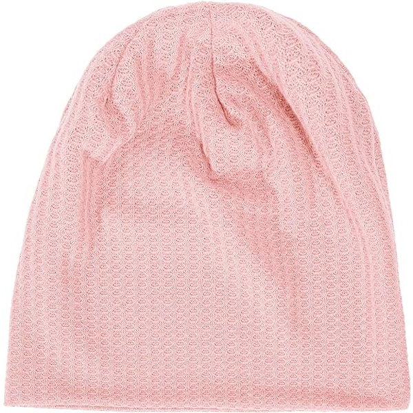Jersey Beanies Tynd Nathat til Kvinder Mænd，pink