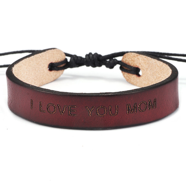 Läderarmband för Män Kvinnor Inspirerande Uppmuntran Relig