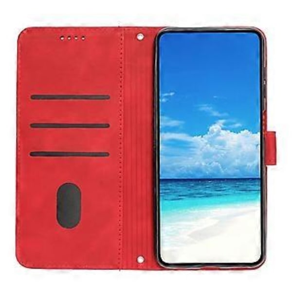 Fodral med stativ för Samsung Galaxy A16 5G/A16 4G, PU-läder, präglad design (Stil E)