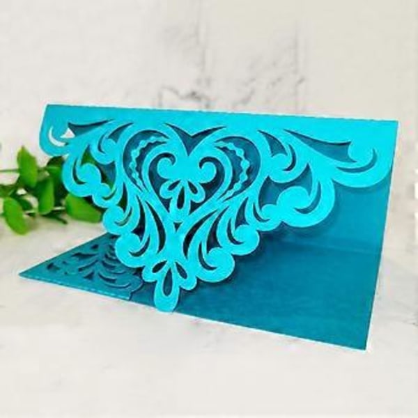 Sydänpitsi Metallileikkurit Stencil DIY Scrapbooking Album Paper Card Template (MH387)