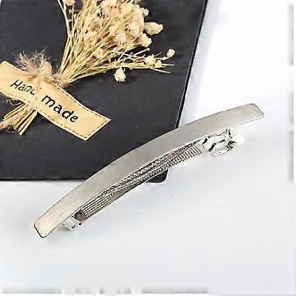Metallinen hiuspinni Elegantti hiuspanta Minimalistinen tyyli Kiiltävä hiusneula Hiusasusteet naisille tytöille (Kulta)