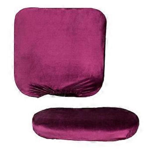 Irrotettava joustava päällinen toimistotietokonetuoleille, Khaki (syvä violetti)