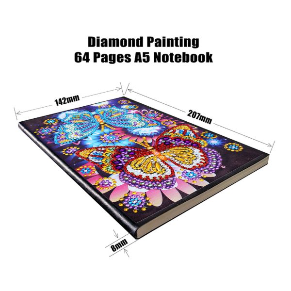 Special-shaped notebook with DIY diamond painting (style 14)