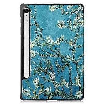 JSM PU-lær Smart Case til Samsung Galaxy Tab S9 FE 10.9 (Aprikosblomst)