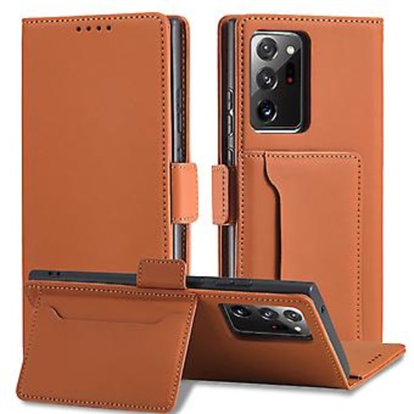 Læderetui til Samsung Galaxy Note20 Ultra (Brun)