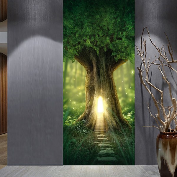 (38.5*200cm*2stk) 3D-effekt plakat dørklistremerke 32
