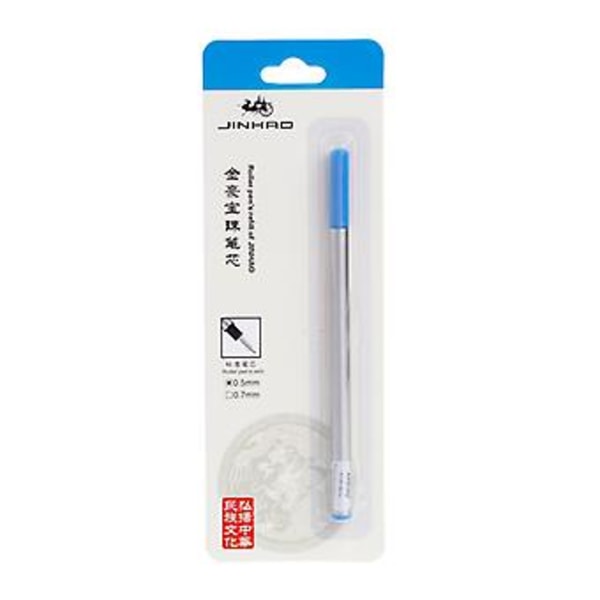 Jinhao kuulakärkikynän täyttöpatruuna, musta sininen muste, 0,5 mm 0,7 mm (2 kpl)