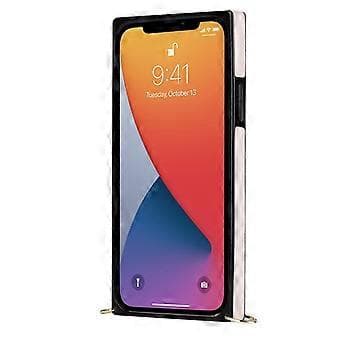 Mobilskal Mjuk TPU+Mikrofiberläder Mobilskal med Axelrem Kompatibel för iPhone 13 6.1 tum (Rosa)