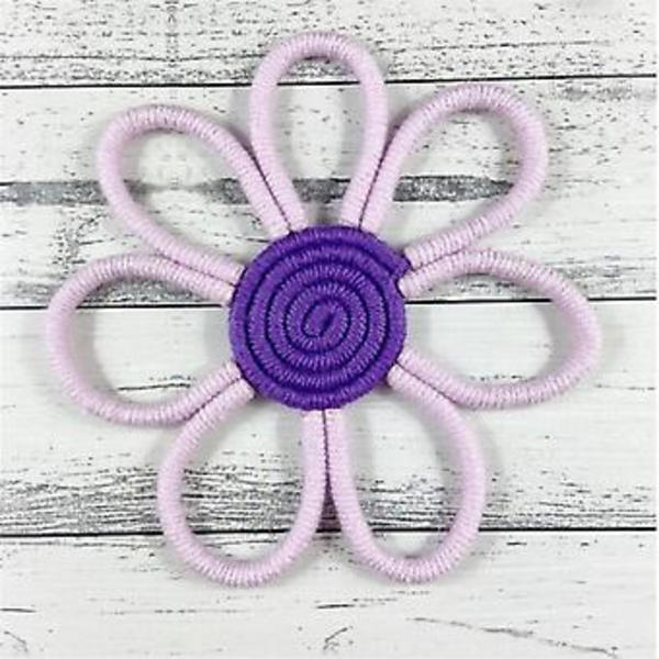 Boho-tyylinen Daisy-kukka Makrame-seinävaate Köysi Käsintehty Kudottu Seinäkoriste Tytön Huoneen Virtaus
