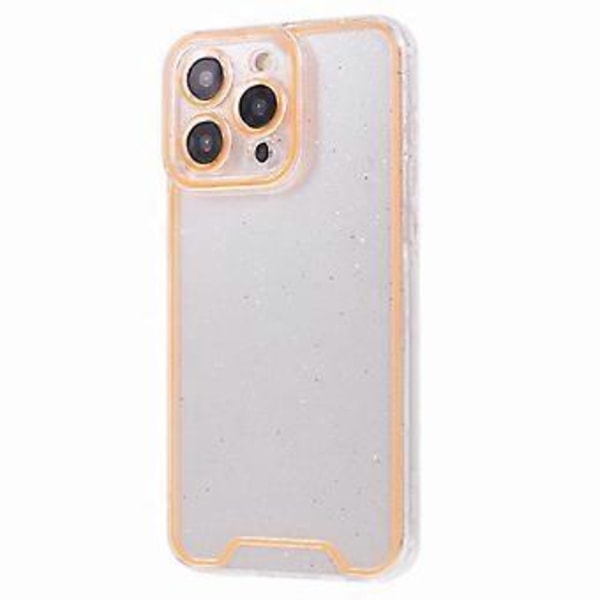 XW-serie For iPhone 14 Pro Max Etui Glitterpulver Støtsikker TPU Telefondeksel med Lysende Design (Stil C)