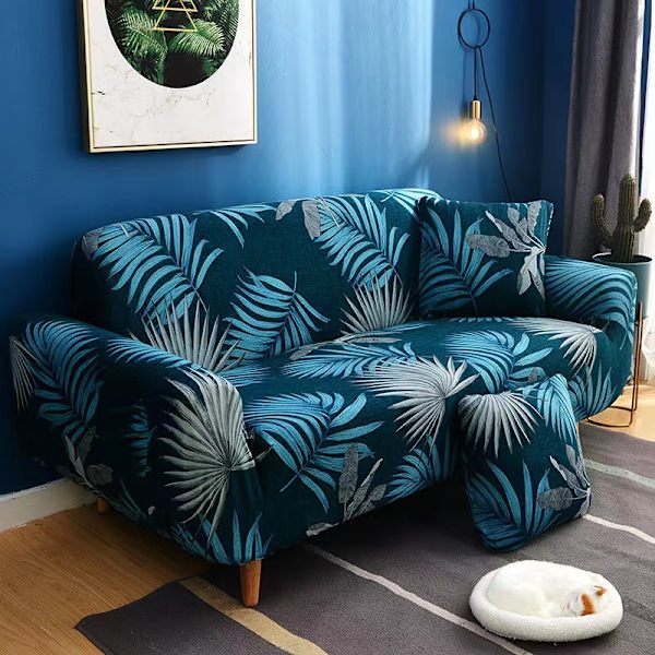 Sofa Betræk 2 Personer 140-180cm Sofa Betræk med Armlæn Moderne Uni