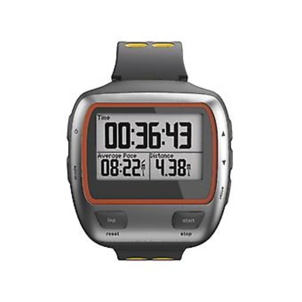 Garmin Forerunner 310XT:lle silikoninen ranneke (harmaa keltainen)