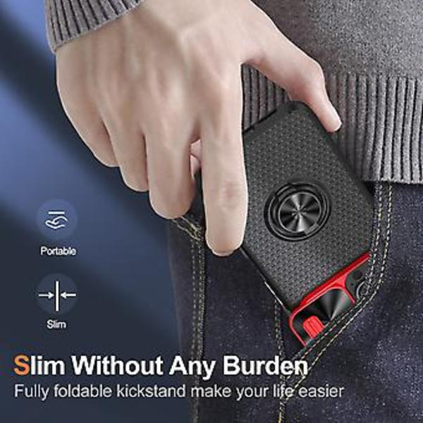 Camshield Telefonhus Til iPhone 14 Plus (Rød Sort)