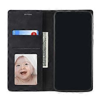 Lærveske for iPhone 6 / 6s (Svart)