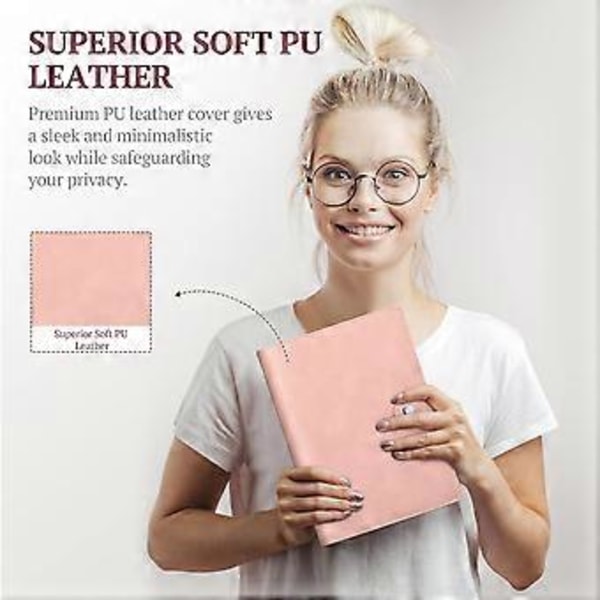 PU Læder Notesbog Ringbind Genopfyldelig 6-rings Ringbind Til A6 Fyldpapir, Løsbladet Personlig Planlægningsringbind Med Magnetisk Spænde Lukning