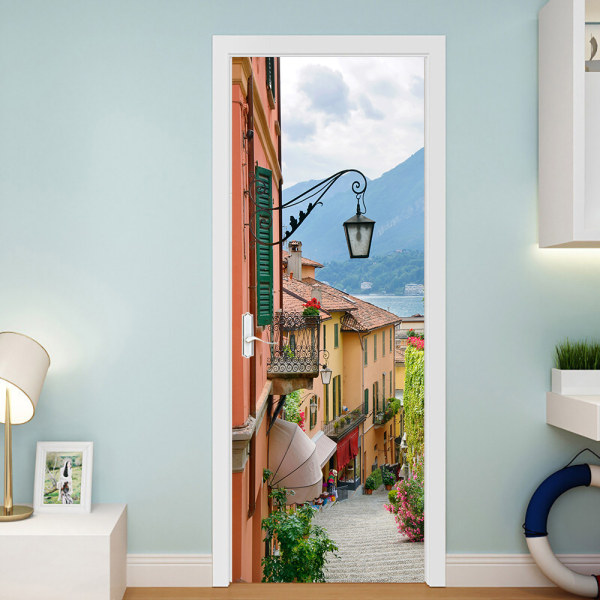 (38,5*200cm*2stk) 3D-effekt plakat dørklistremerke 11
