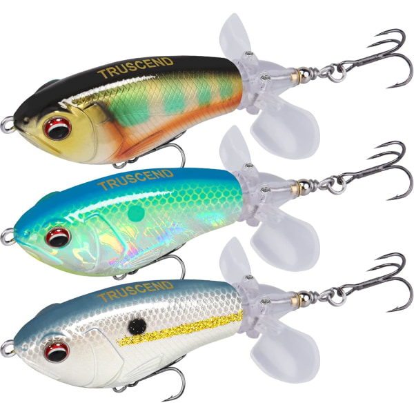 Topwater Floating Lures Topwater Bass Fishing Lure（A）, Plopper Ba