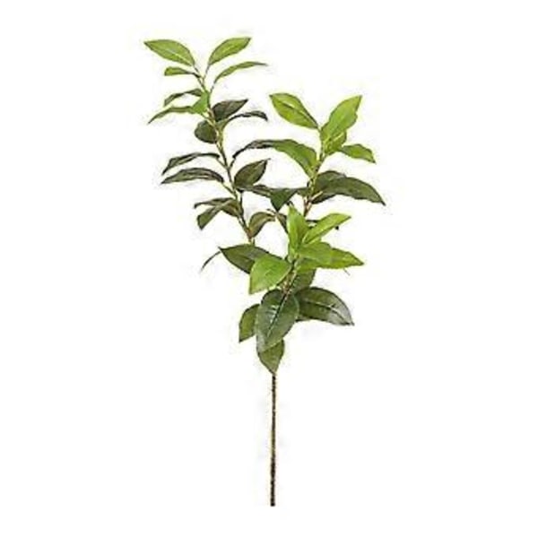 Kunstig plante med lang gren naturtro dekorativ æstetisk falsk grøn plante Osmanthus blade boligindretning