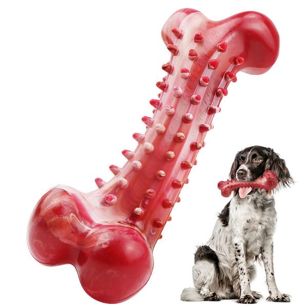 (285g) Hundben Hundtugg Tandborste, Bite Resistant Rubber Te
