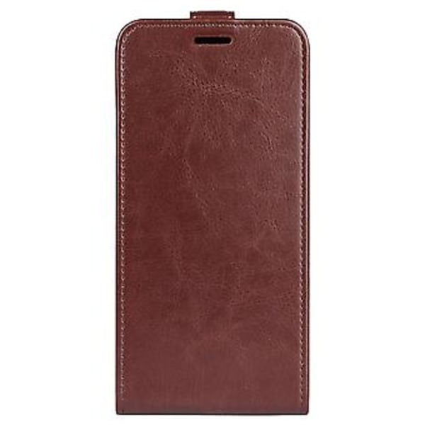 R64 Vertikalt Vändbart Läderfodral För OnePlus Nord CE 2 5G (Brun)