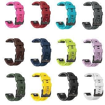 22mm Silikonarmband för Garmin Approach S62 (Rosa)