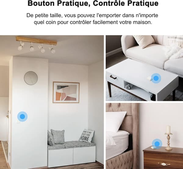 Zigbee trådløs lysbryter, opprett smarte scener, utløs Connec