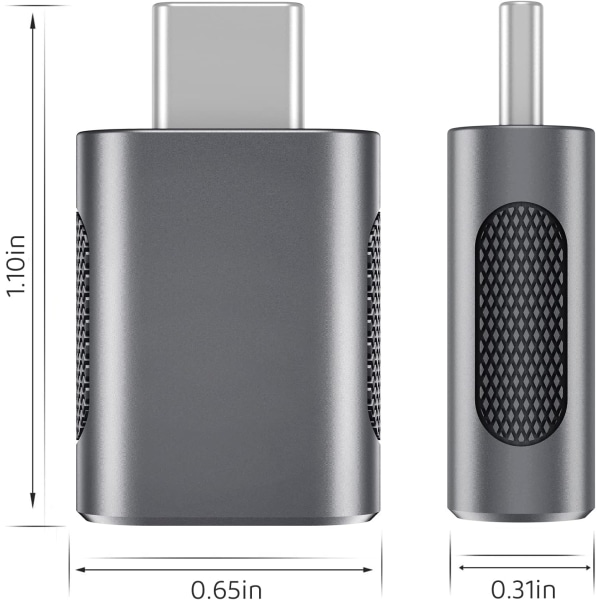 10 Gbps USB C till USB 3.0 OTG-uppgraderingsadapter (4-pack), USB Type C