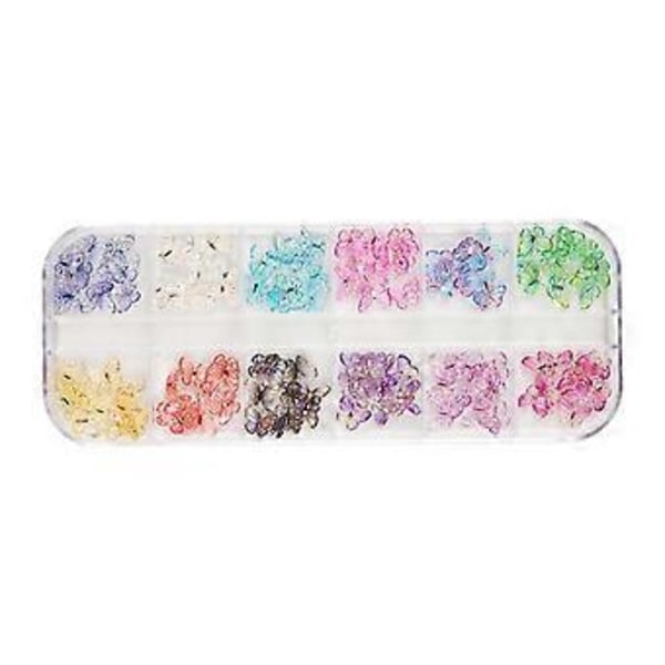 Nagelkonst Strass Set Glittrande Sommar DIY Nagelkonst, Fjärils Nageldekaler Fjärils Nagelkonst Berlocker för Hem Nagelkonst (Stor fjäril)