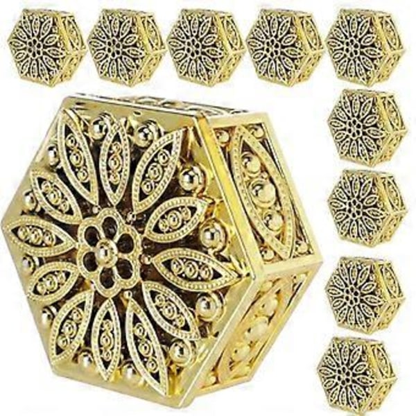 12 st Europeiska Godisaskar Hexagonformade Presentförpackningar Smyckeskrin