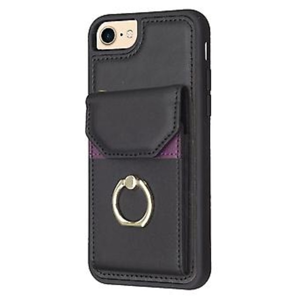 Organ Card Bag Telefonetui til iPhone SE 2022 / 2020 / 8 / 7 (Sort)