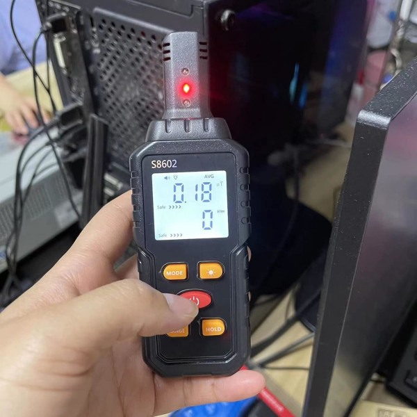 EMF Elektromagnetisk Strålingsmåler, 1V/m-1999V/m EMF Detektor