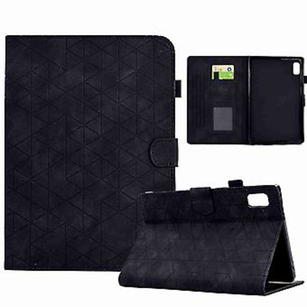 Rhombus Tablet Etui til Lenovo Tab P11 Gen 2 (Sort)