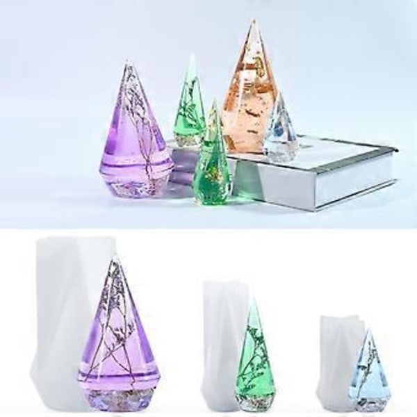 Flexibla Resin Ringhållarformar Portabla Ringar Konformar för Att Skapa Individualiserade Smyckesdisplayställ S(S )
