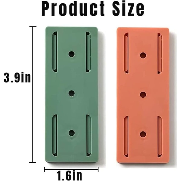 4 st självhäftande skrivbordsuttag FixerPower Strip Holder Fixator